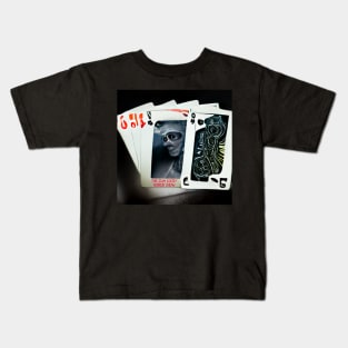 Alien Playing Cards! casino winner Kids T-Shirt